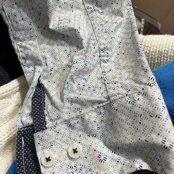 Con.struct slim fit stretch 16 1/2 cotton spandex mens dress shirt - Picture 6 of 7